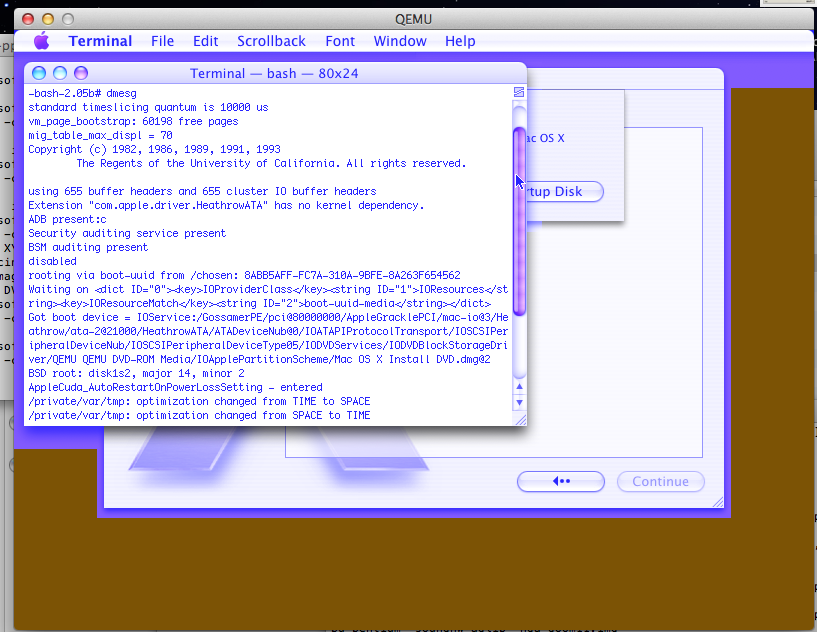 linux emulator for mac os x